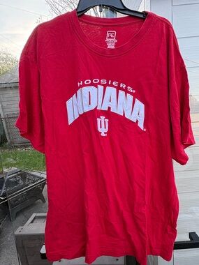 Indiana Hoosiers Red Graphic T‑Shirt